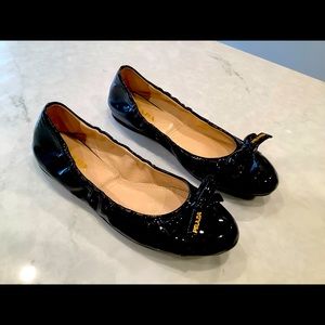 Black Prada Flats, great condition with dust bag.
